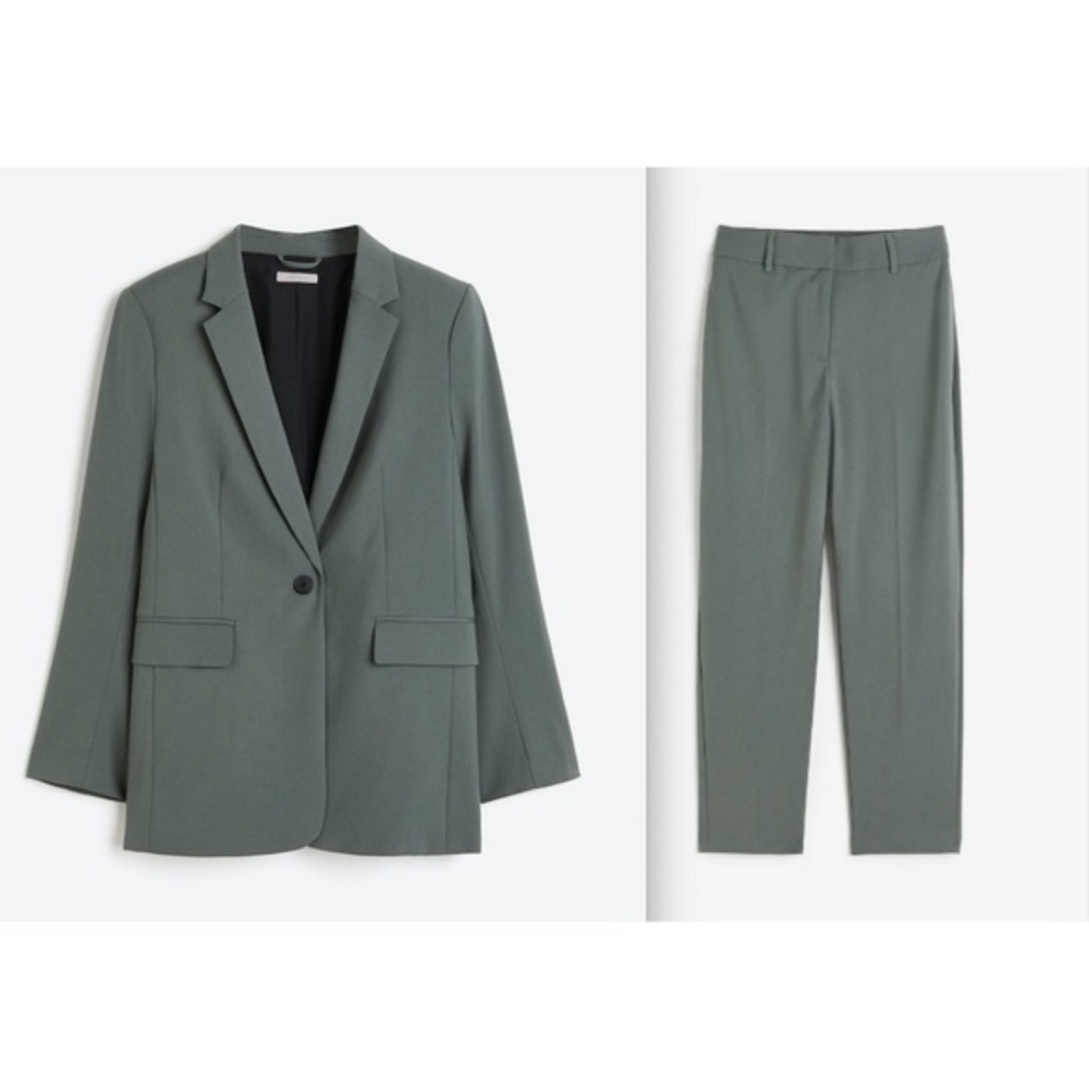 H&M Green Pantsuit